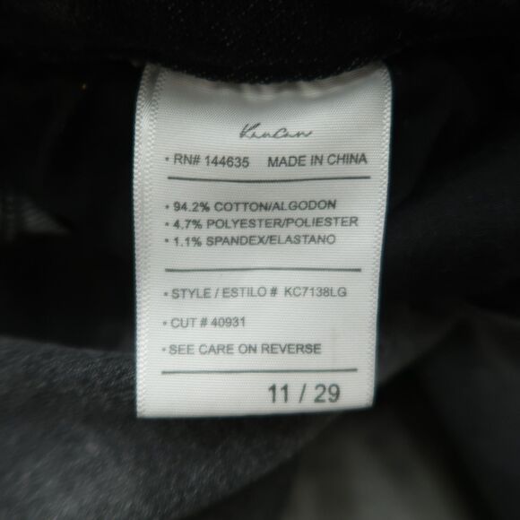 KanCan Jeans Junior's Size 11/29 Gray High-Rise Bootcut Denim 31" Inseam Stretch - Picture 11 of 16